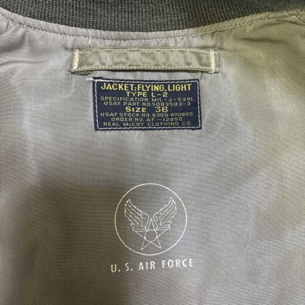 Old Real McCoy&#39;s L-2 flight jacket - image 8