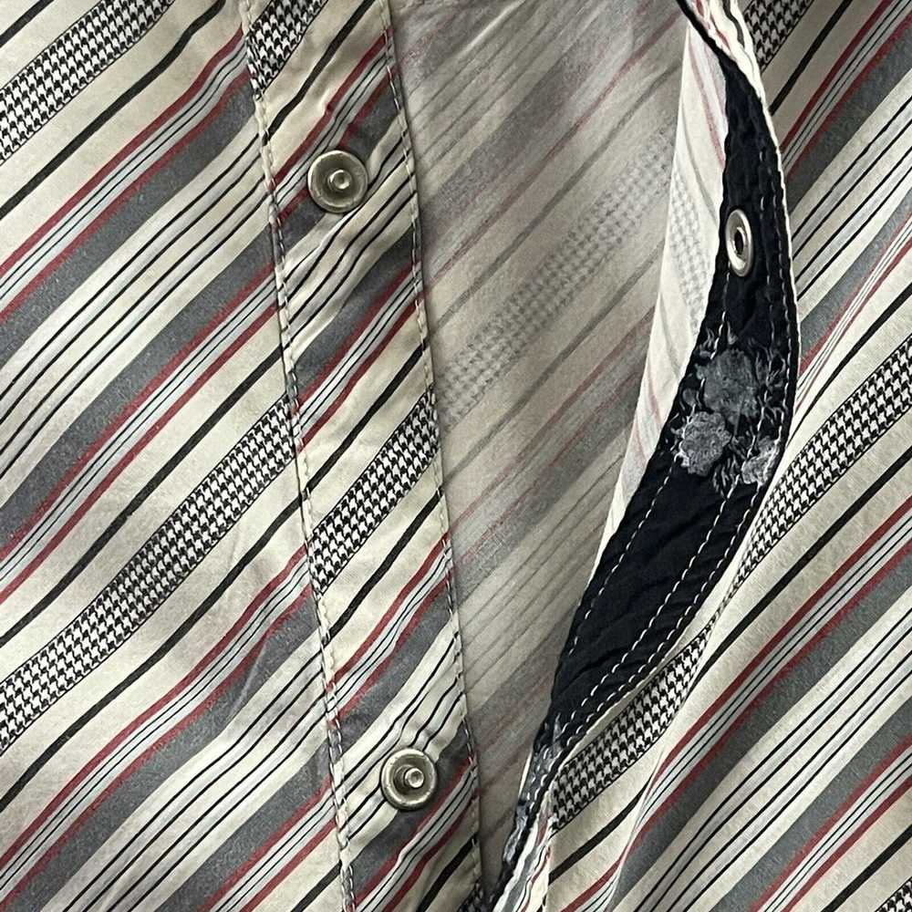 Buffalo David Bitton Shirt Mens XL Striped Multic… - image 10