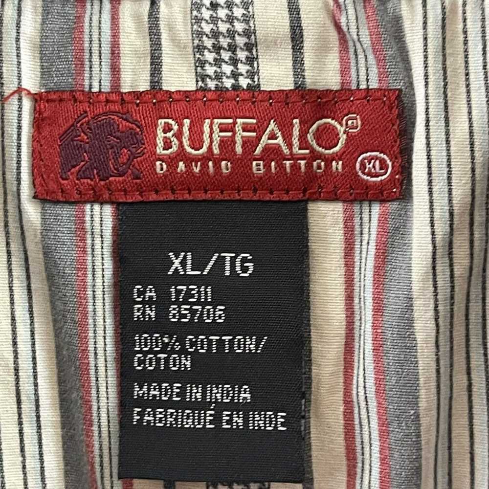 Buffalo David Bitton Shirt Mens XL Striped Multic… - image 2