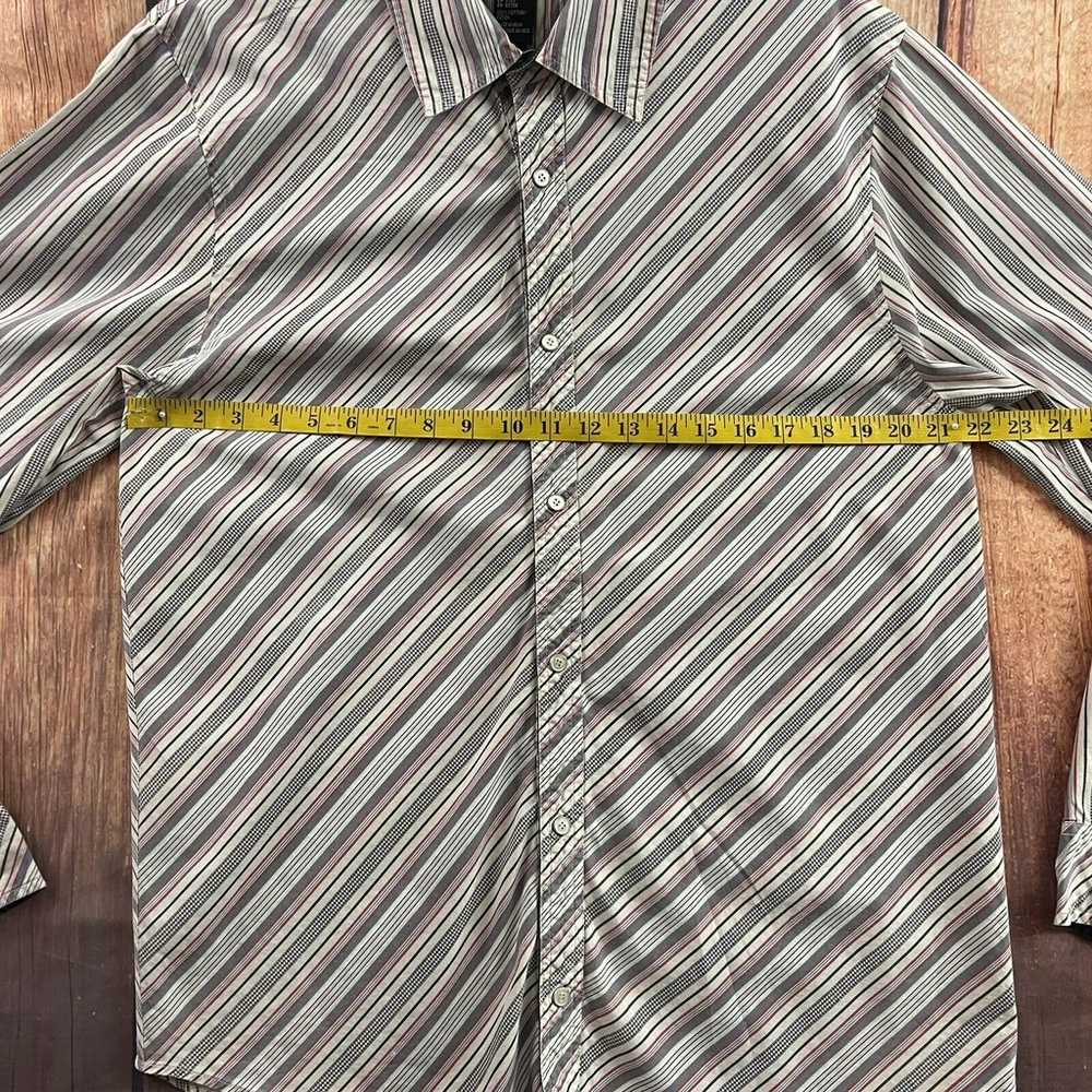 Buffalo David Bitton Shirt Mens XL Striped Multic… - image 5