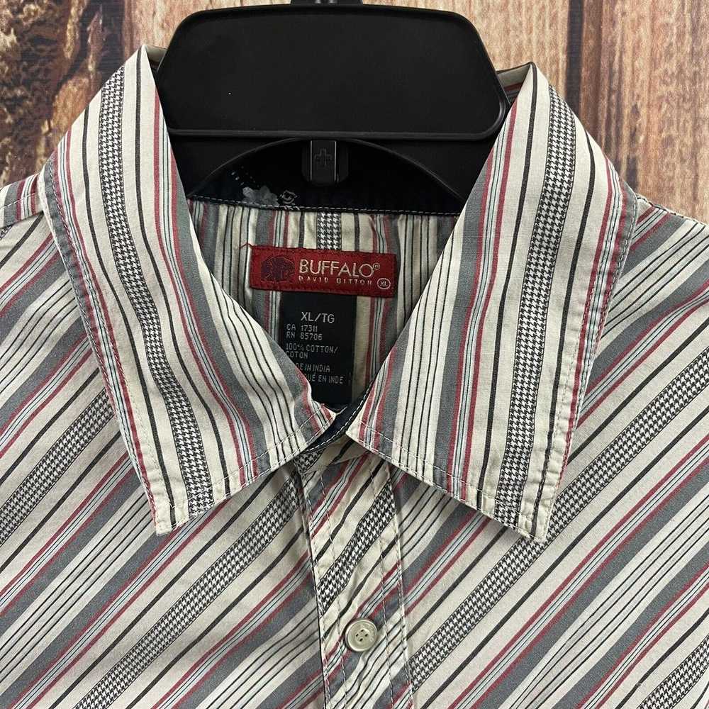 Buffalo David Bitton Shirt Mens XL Striped Multic… - image 7