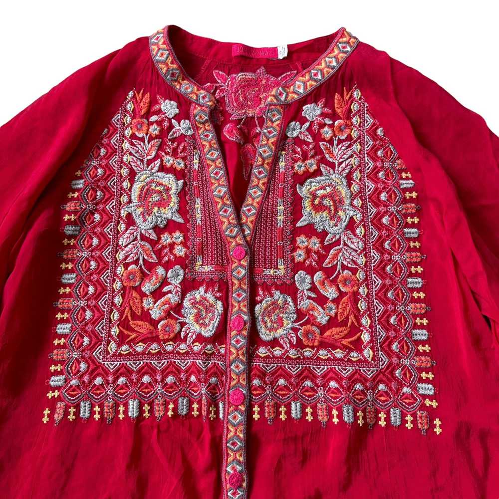 Johnny Was Johnny Was Tapestry Tunic Wild Cherry - image 5