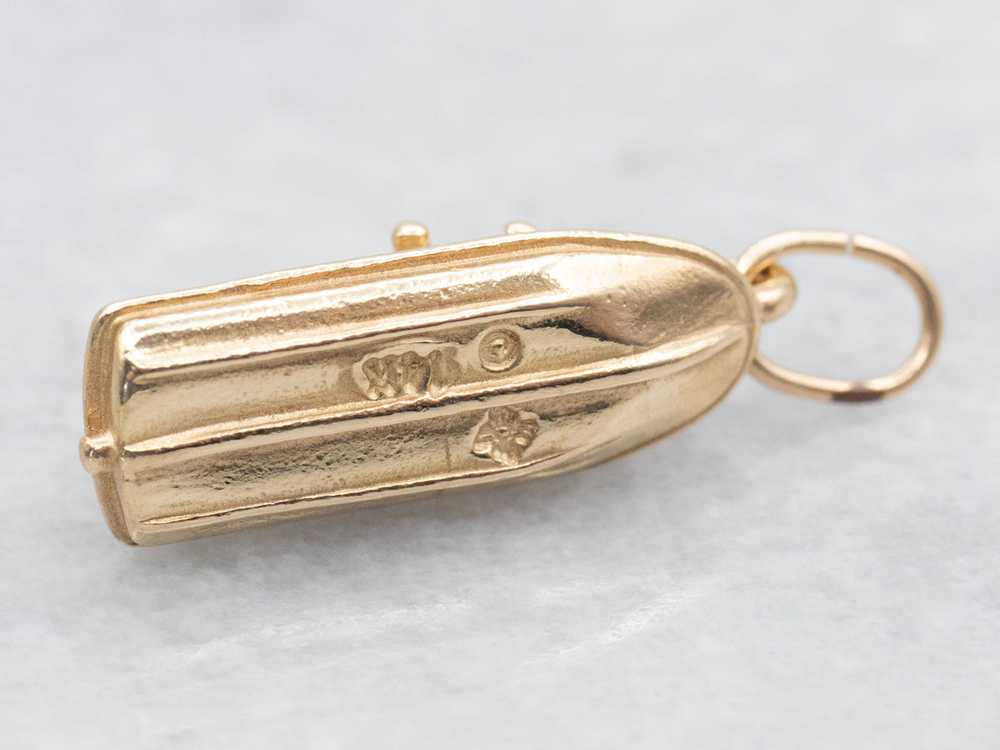 Sporty Gold Jetski Charm - image 2