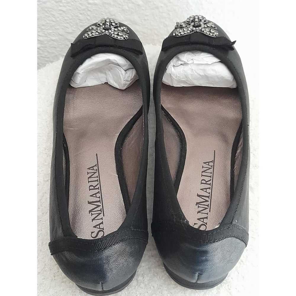 SAN Marina Leather ballet flats - image 3