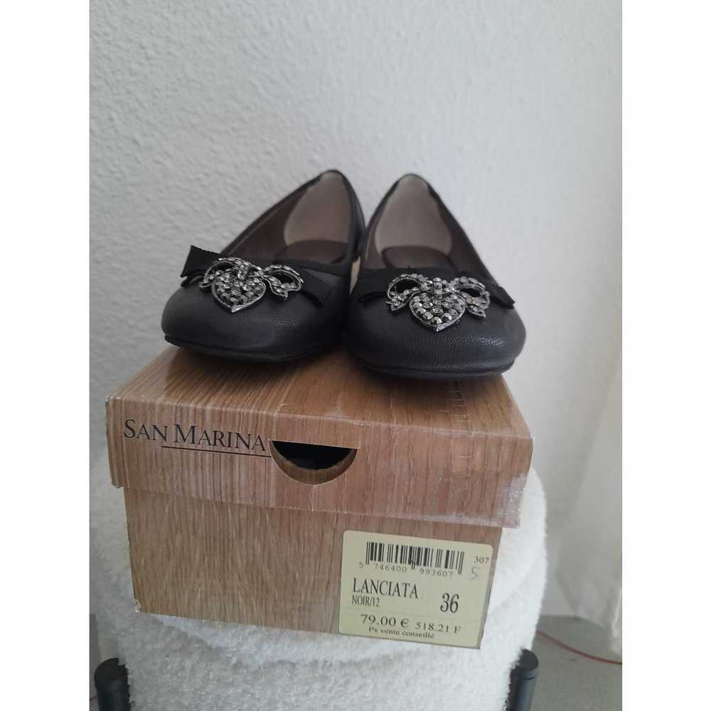 SAN Marina Leather ballet flats - image 7