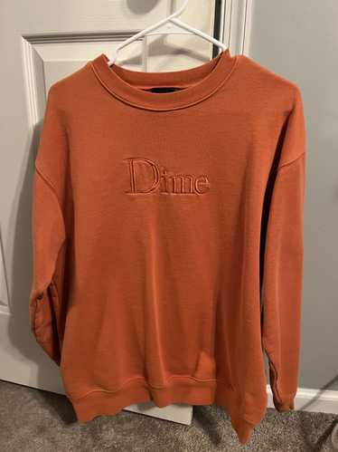 Dime Dime Orange Tonal Sweatshirt