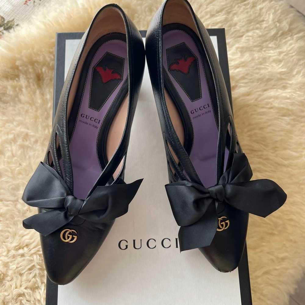 GUCCI Ribbon Pumps Size 36½ Black - image 1