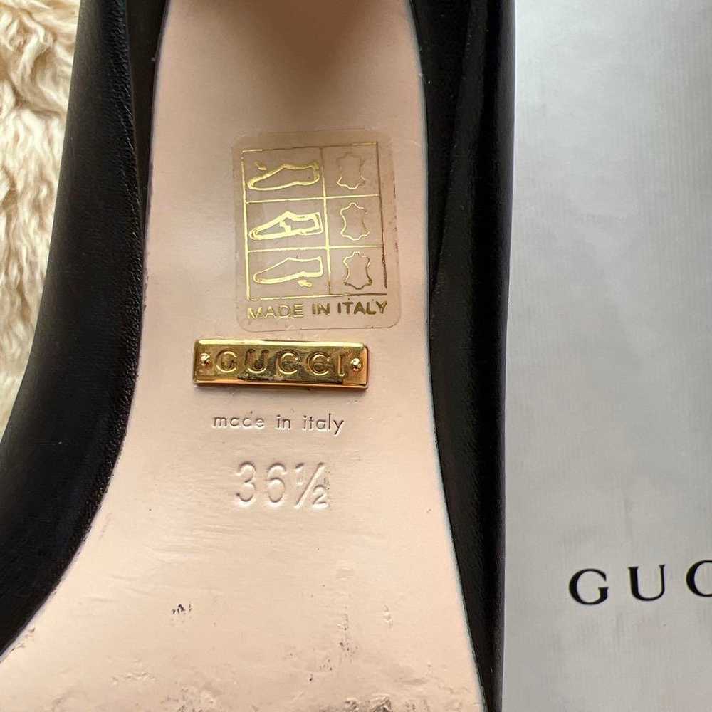 GUCCI Ribbon Pumps Size 36½ Black - image 3