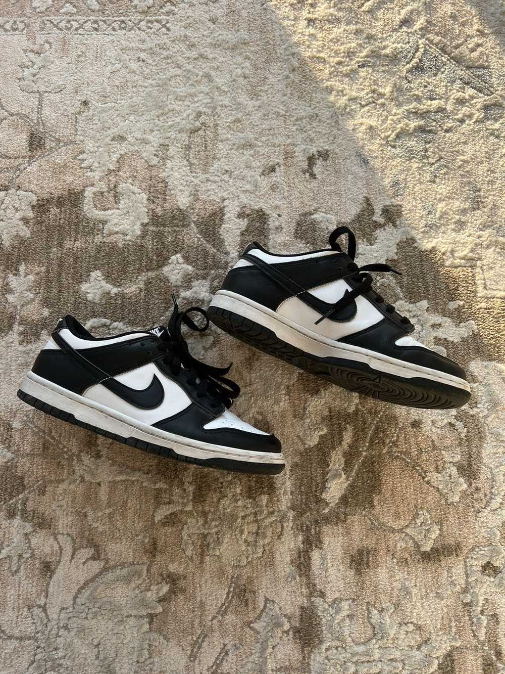 Nike Nike Dunk Low black and white jordans - image 5