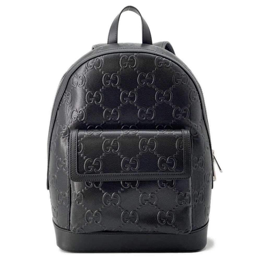 Gucci Leather backpack - image 5