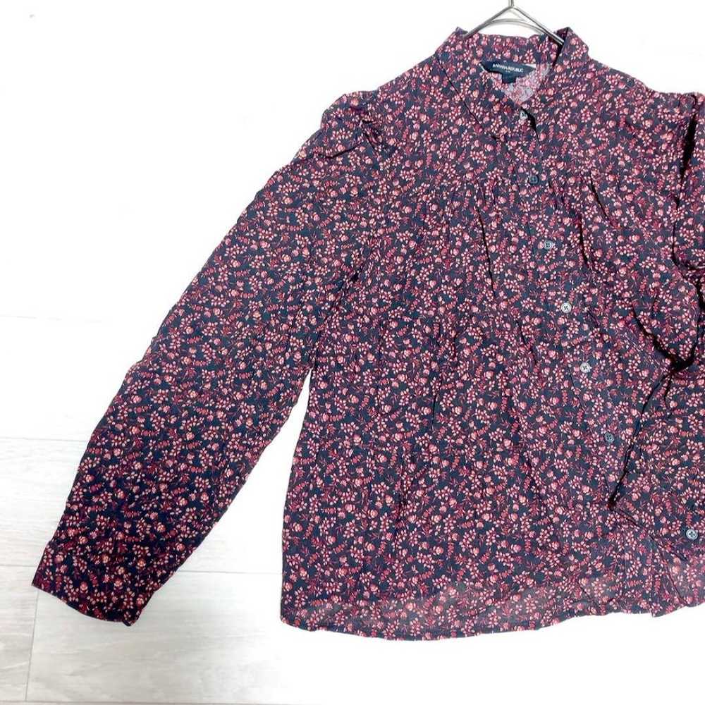 【Banana Republic】Tiered Gathered Long Sleeve Blou… - image 3