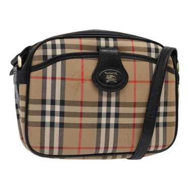 Burberry BURBERRYSs Nova Check Shoulder Bag Canvas