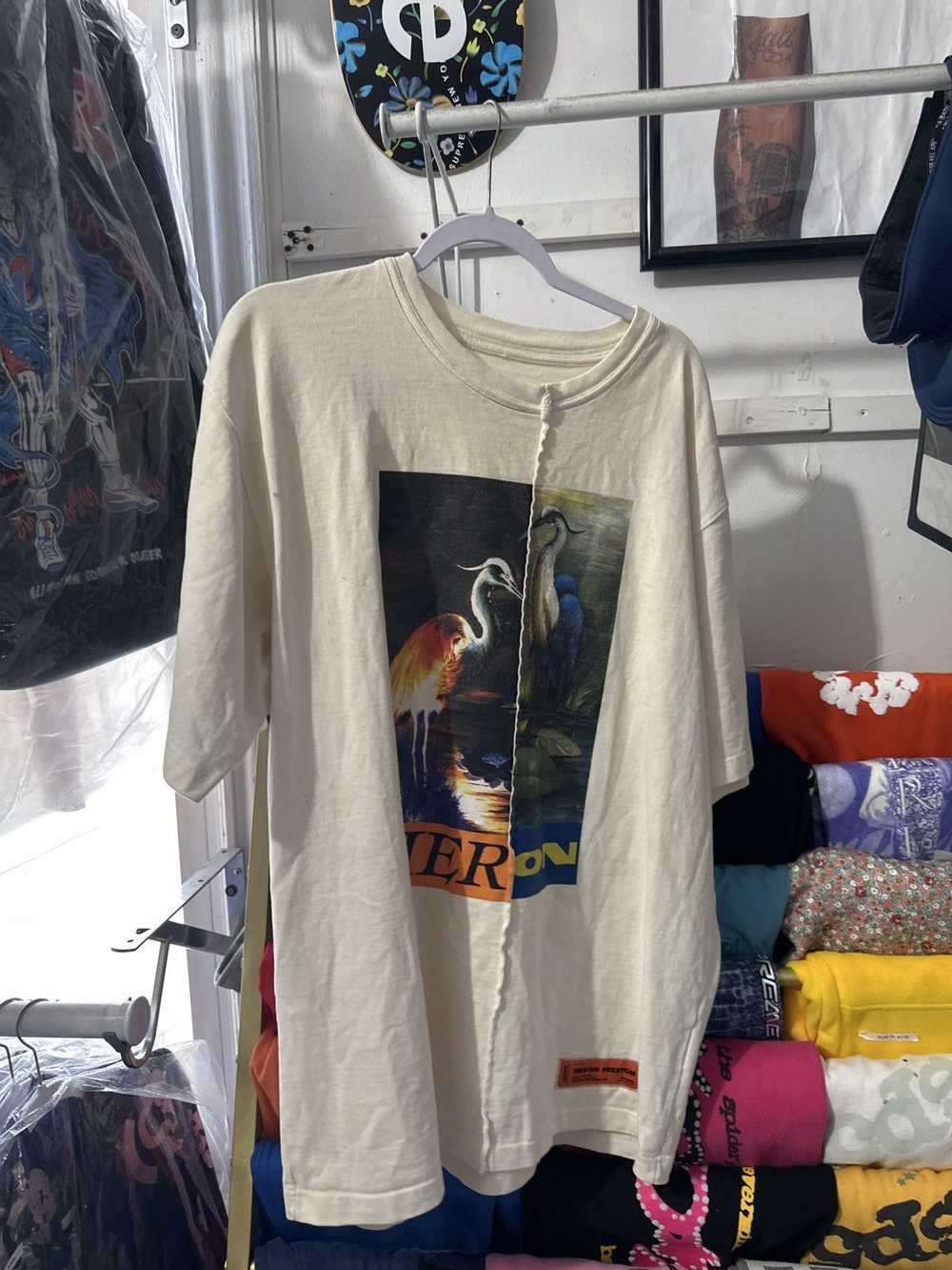 Heron Preston Heron Preston Split Oversized Tee - image 1