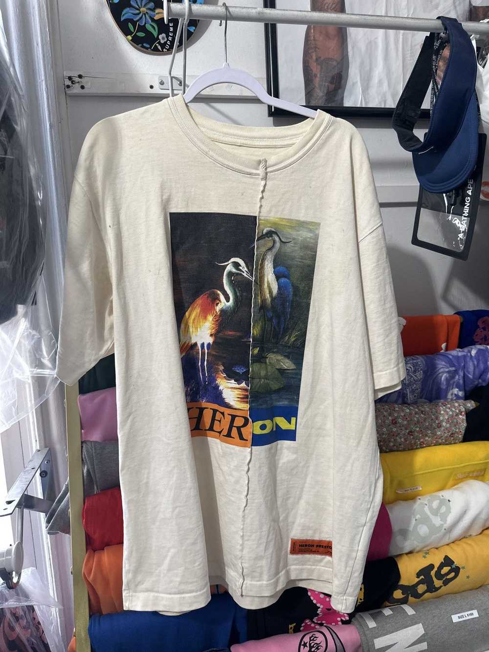 Heron Preston Heron Preston Split Oversized Tee - image 2