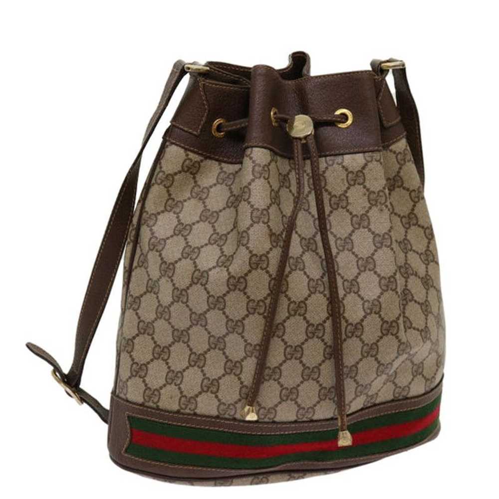 Gucci GUCCI GG Supreme Web Sherry Line Shoulder B… - image 1