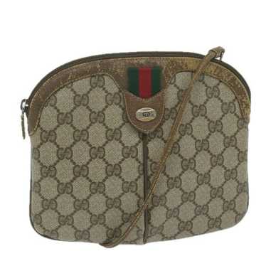 Gucci GUCCI GG Supreme Web Sherry Line Shoulder Ba