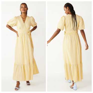 Other Draper James RSVP Puff Sleeve Wrap Maxi Dre… - image 1