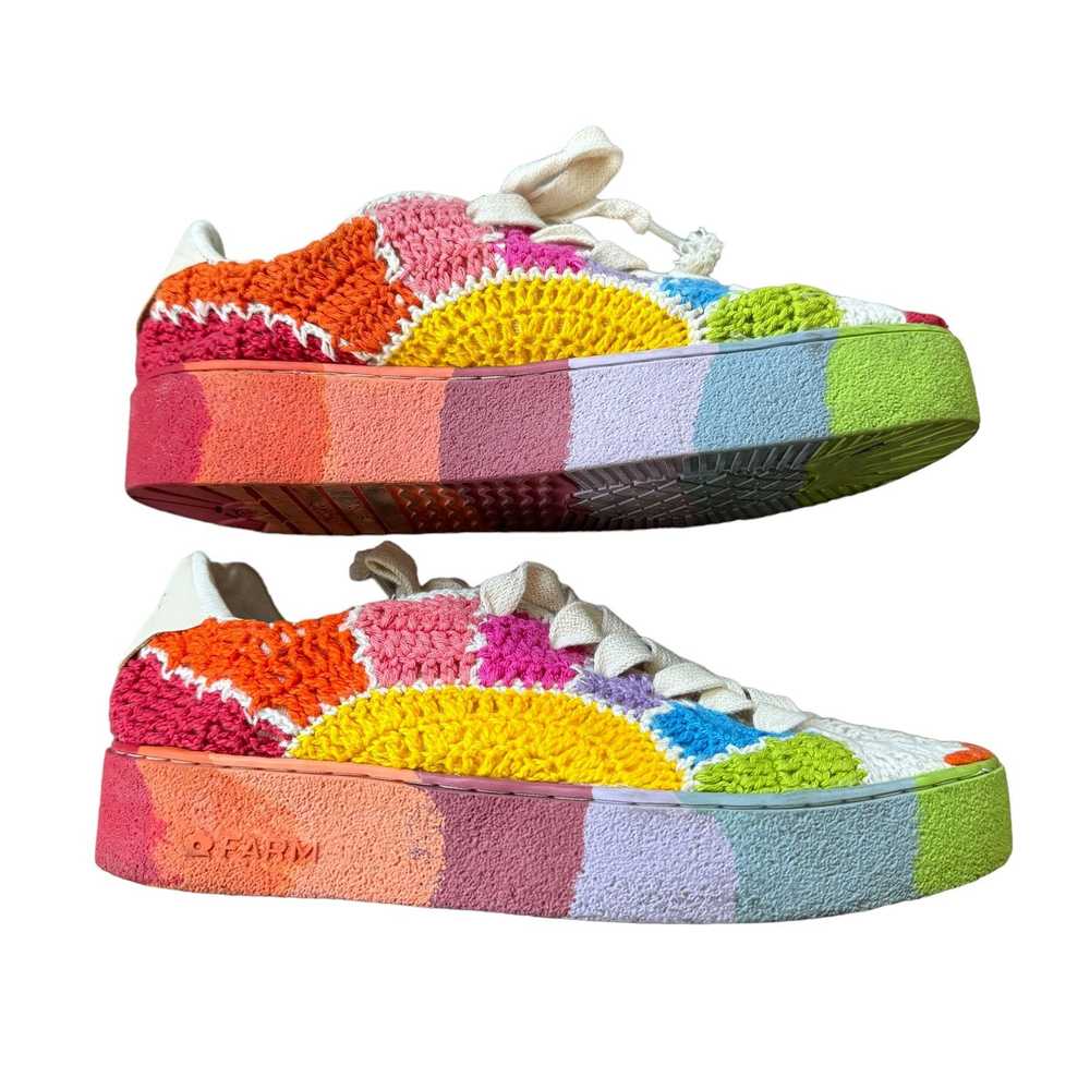 Farm Rio Farm Rio Crochet Sunset Platform Sneaker… - image 1