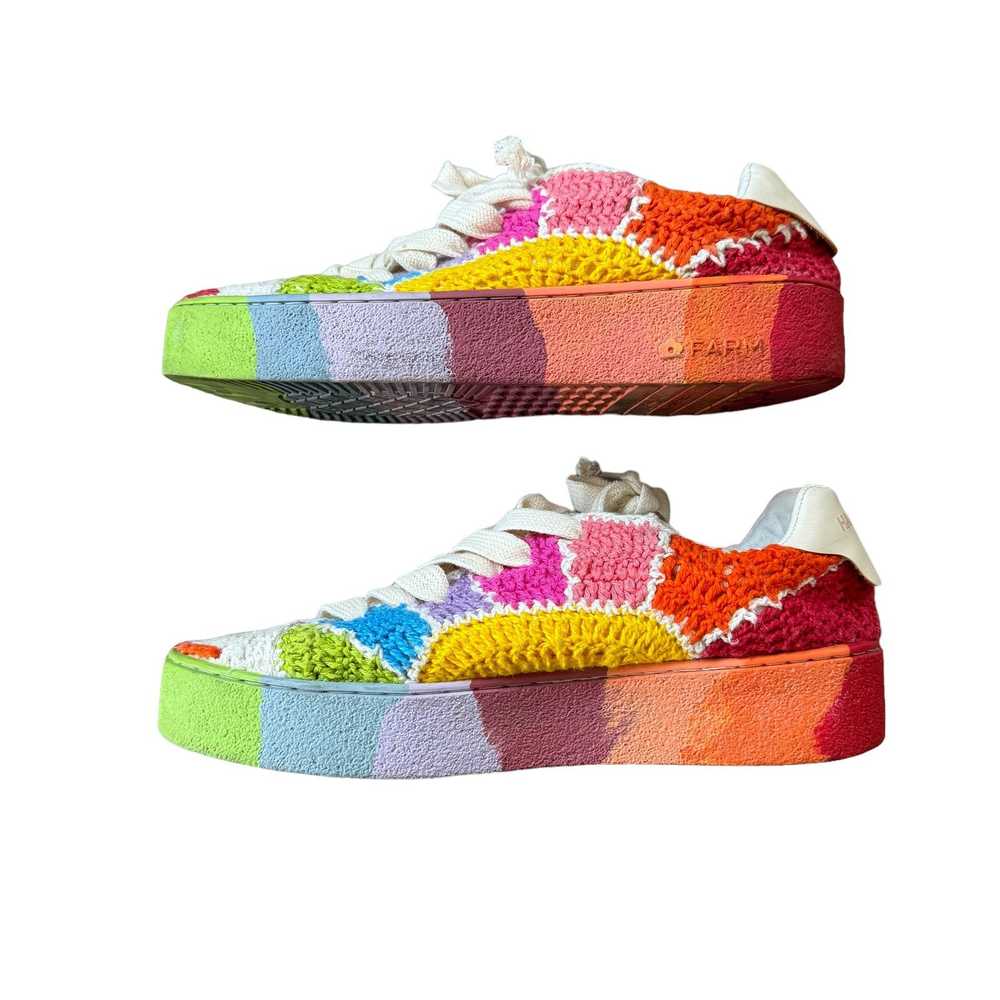 Farm Rio Farm Rio Crochet Sunset Platform Sneaker… - image 2