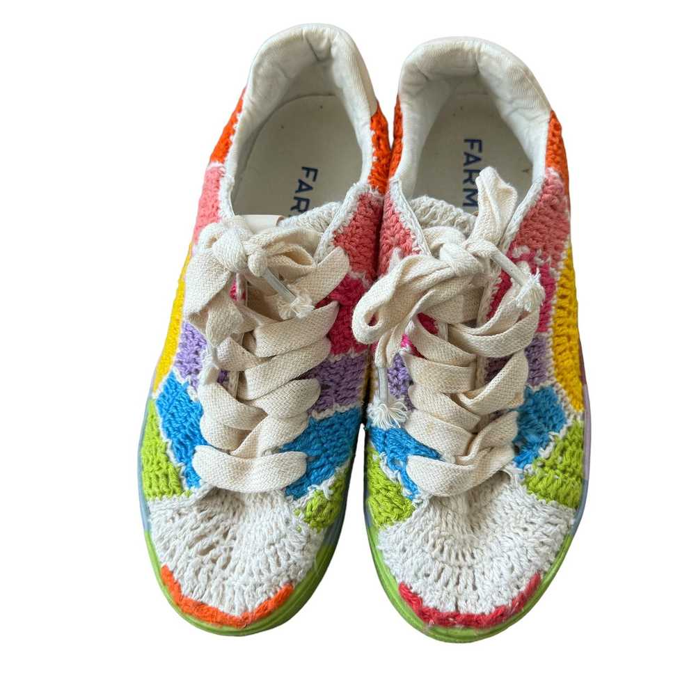 Farm Rio Farm Rio Crochet Sunset Platform Sneaker… - image 3