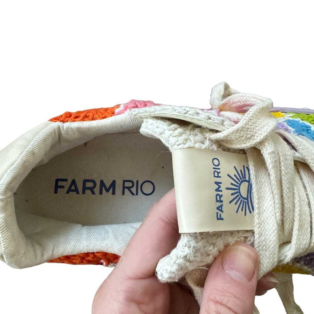 Farm Rio Farm Rio Crochet Sunset Platform Sneaker… - image 4