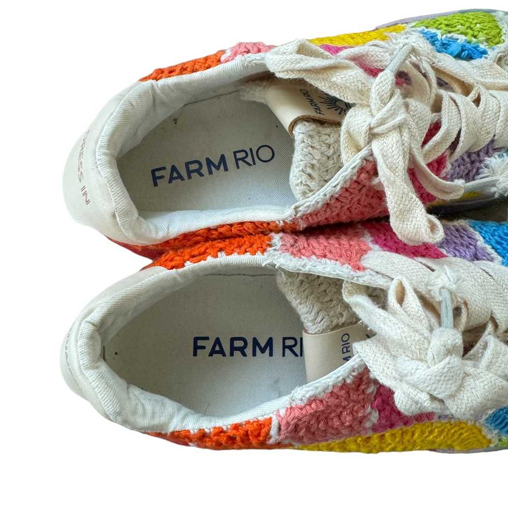 Farm Rio Farm Rio Crochet Sunset Platform Sneaker… - image 5