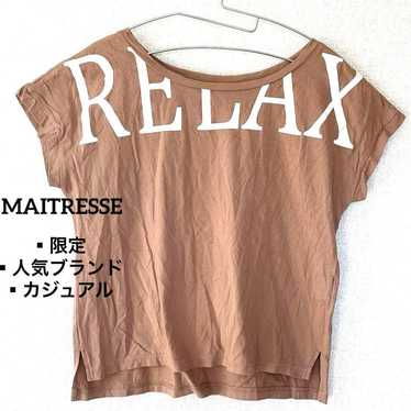 【Popular✨】Scott Club MAITRESSE Logo T-shirt Cut a… - image 1