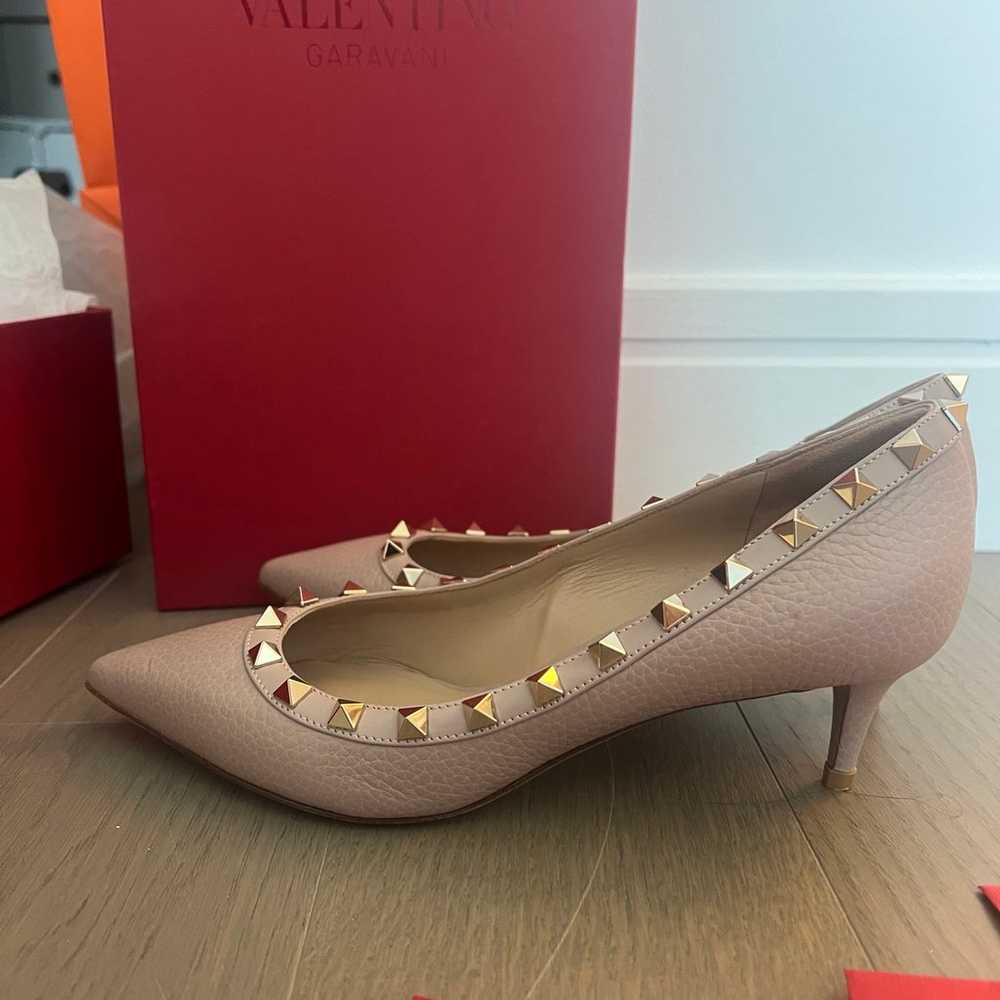 Valentino Rockstud kitten heel flats - image 5