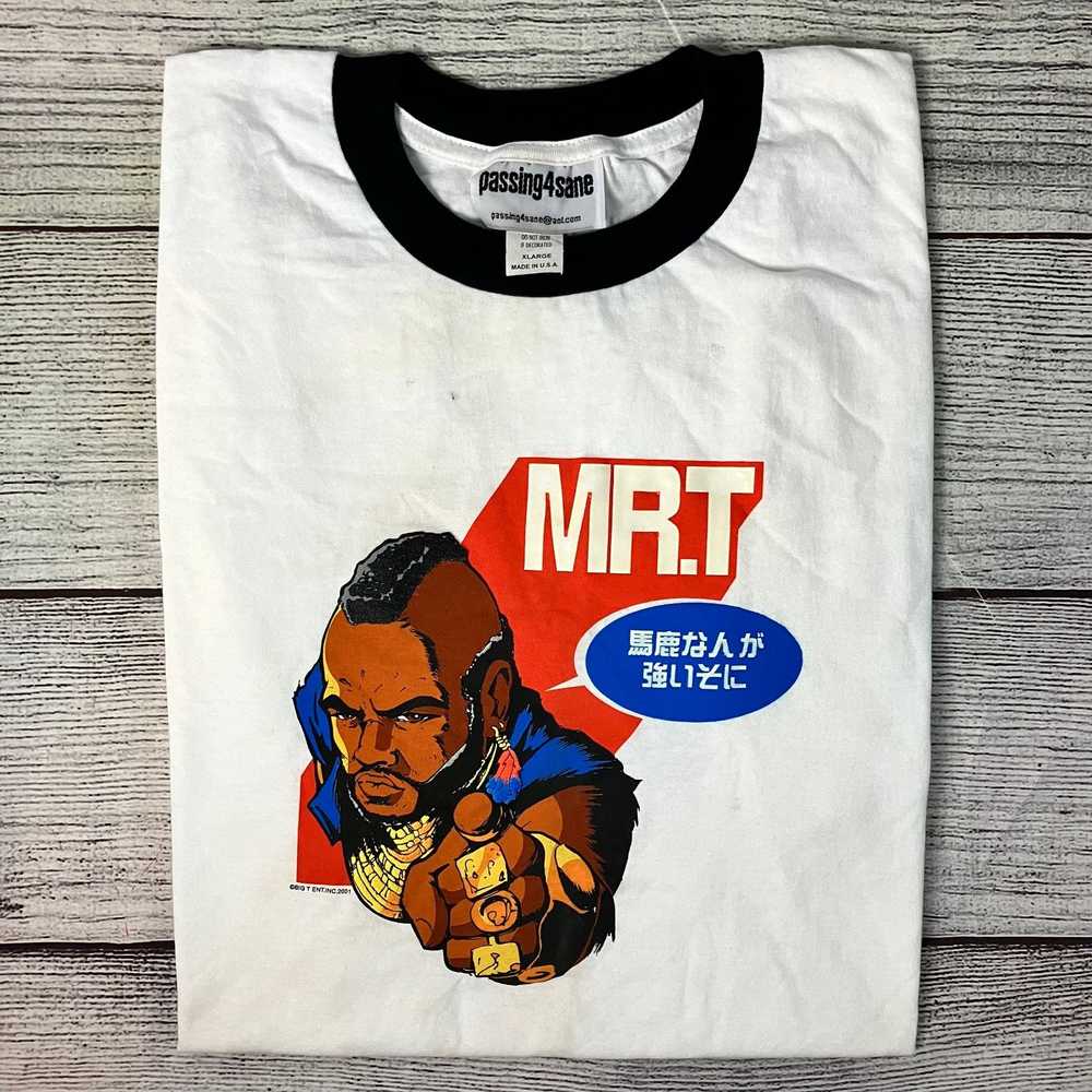 Hanes × Vintage Vintage 1990s Mr. T Japanese Prin… - image 1