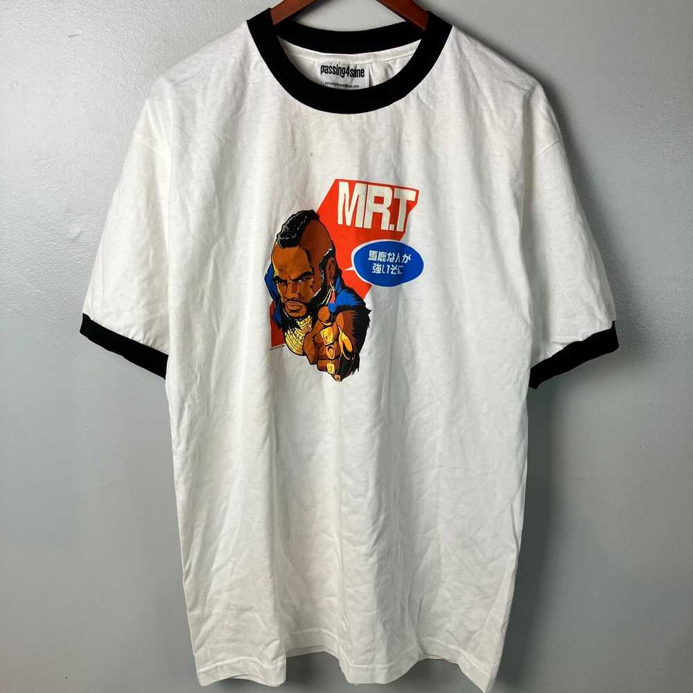 Hanes × Vintage Vintage 1990s Mr. T Japanese Prin… - image 2