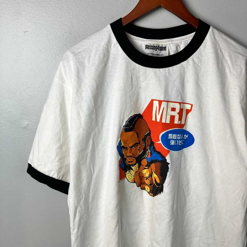 Hanes × Vintage Vintage 1990s Mr. T Japanese Prin… - image 3