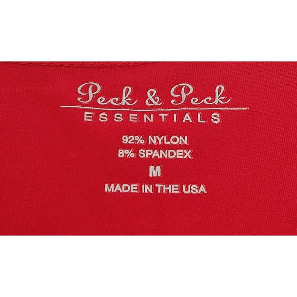 Other Peck & Peck Essentials Red Square Neck Tank… - image 3