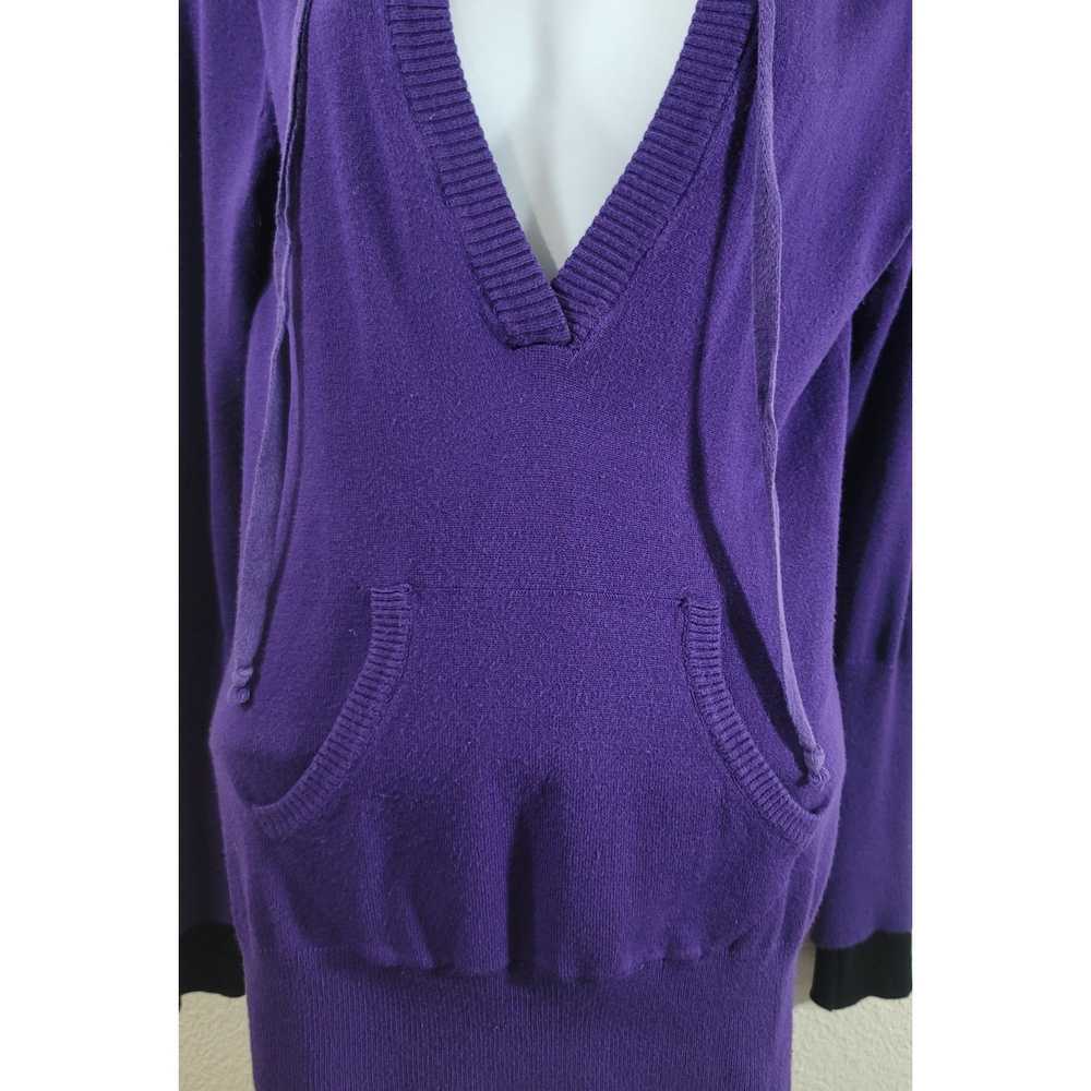 Rue 21 Rue 21 Purple Deep V Neck Drawstring Hoodi… - image 5