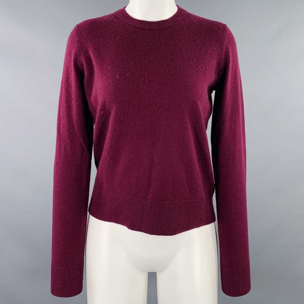 Vince Burgundy Cashmere Knit Crew Neck Pullover - image 1