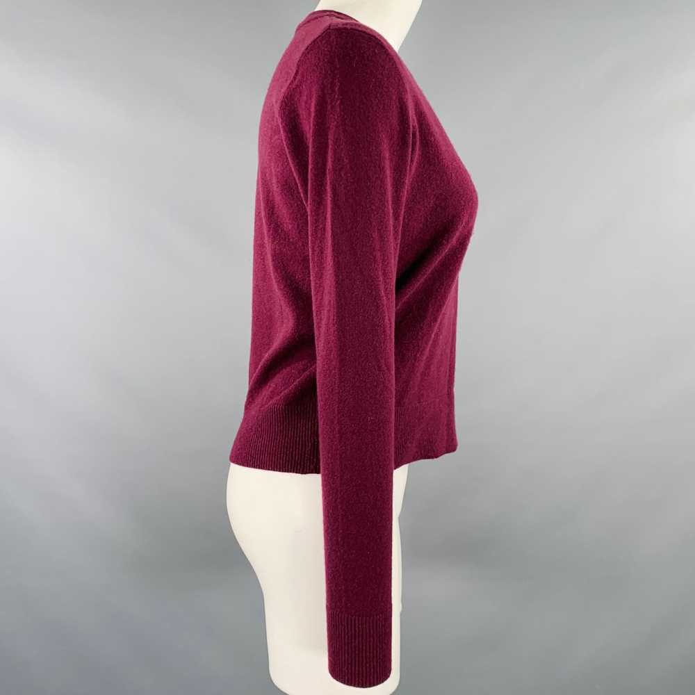 Vince Burgundy Cashmere Knit Crew Neck Pullover - image 2