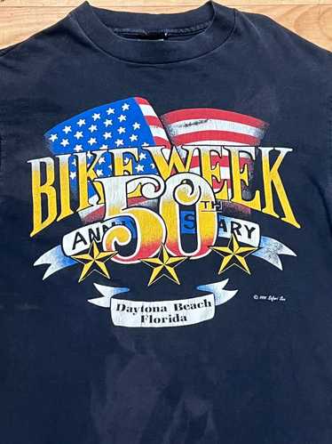 BIKE WEEK 50th ANNIVERSARY TSHIRT SZ L