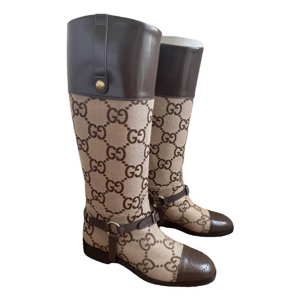 Gucci Leather riding boots - image 1