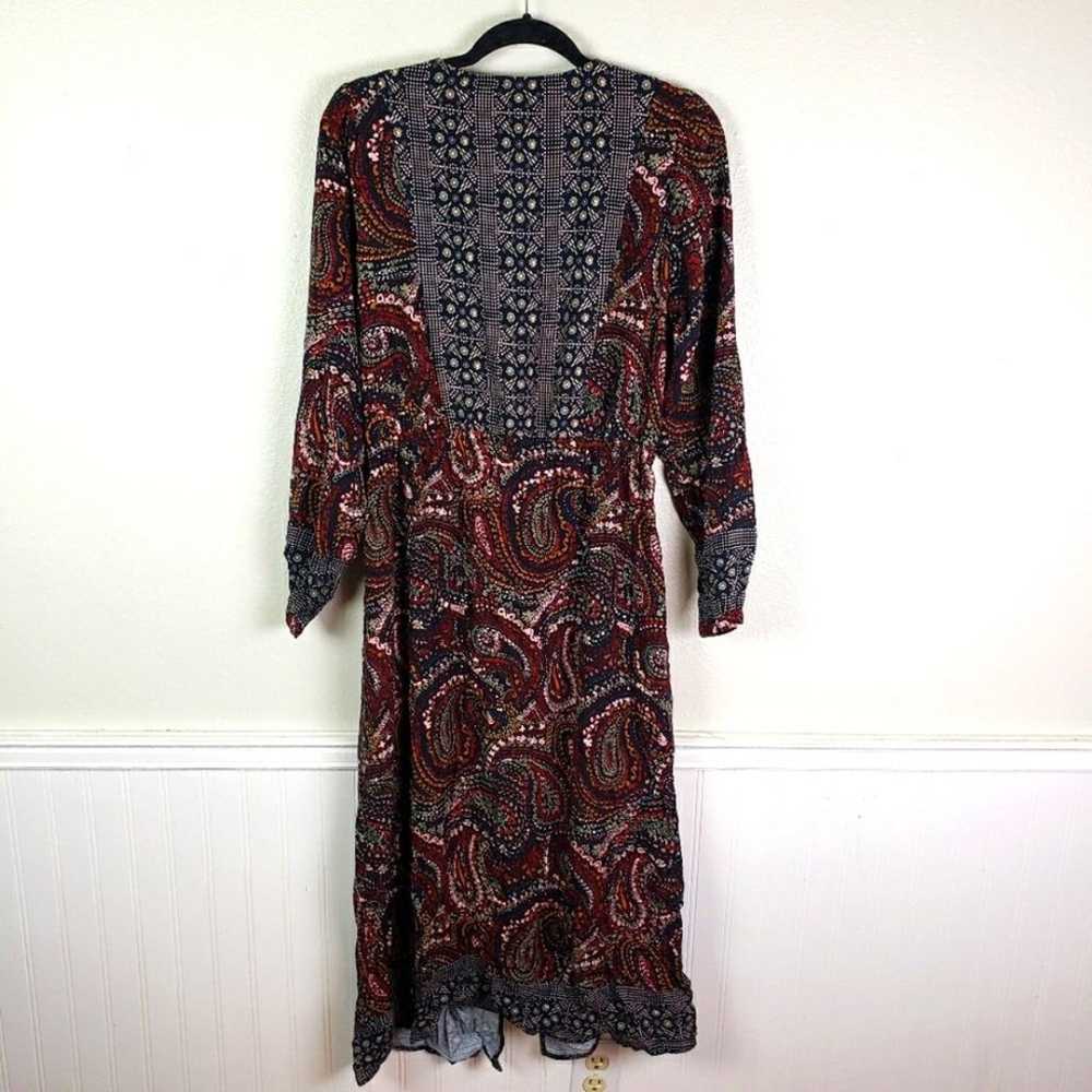 Women's Knox Rose Boho Gypsy Paisley Midi Button … - image 2