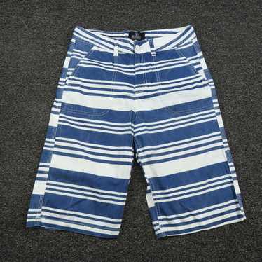 Buffalo David Bitton Blue and White Striped Casual