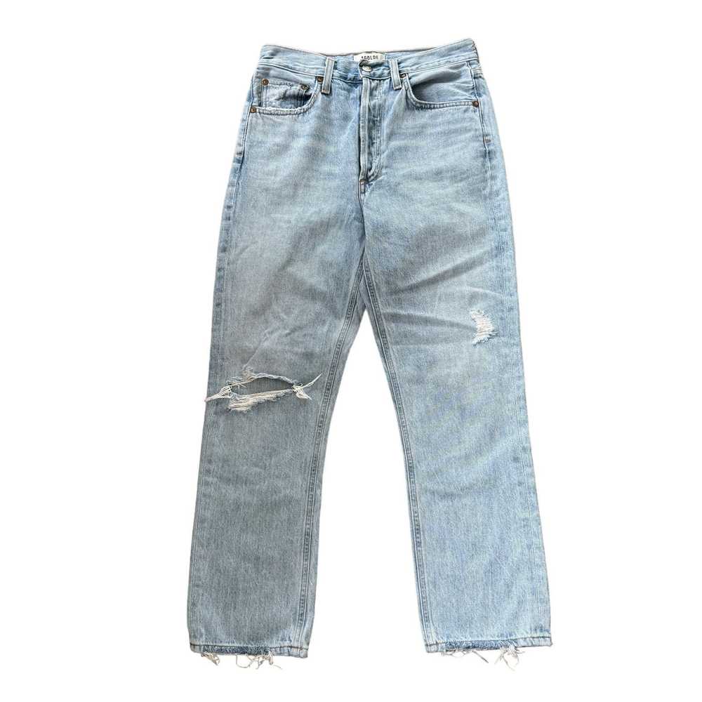 Agolde AGOLDE Riley High Rise Straight Crop Jean … - image 2