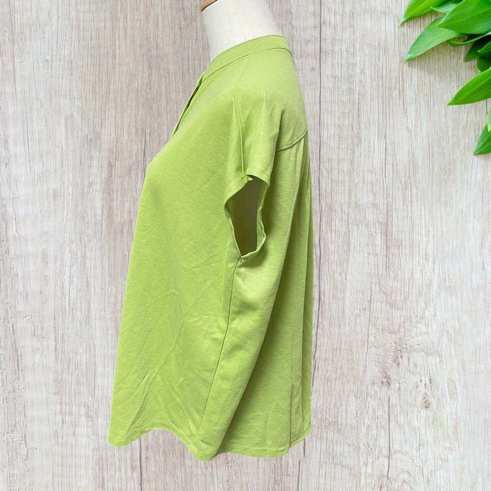 【Vintage】(L) Ladies Sleeveless Blouse Light Green - image 5