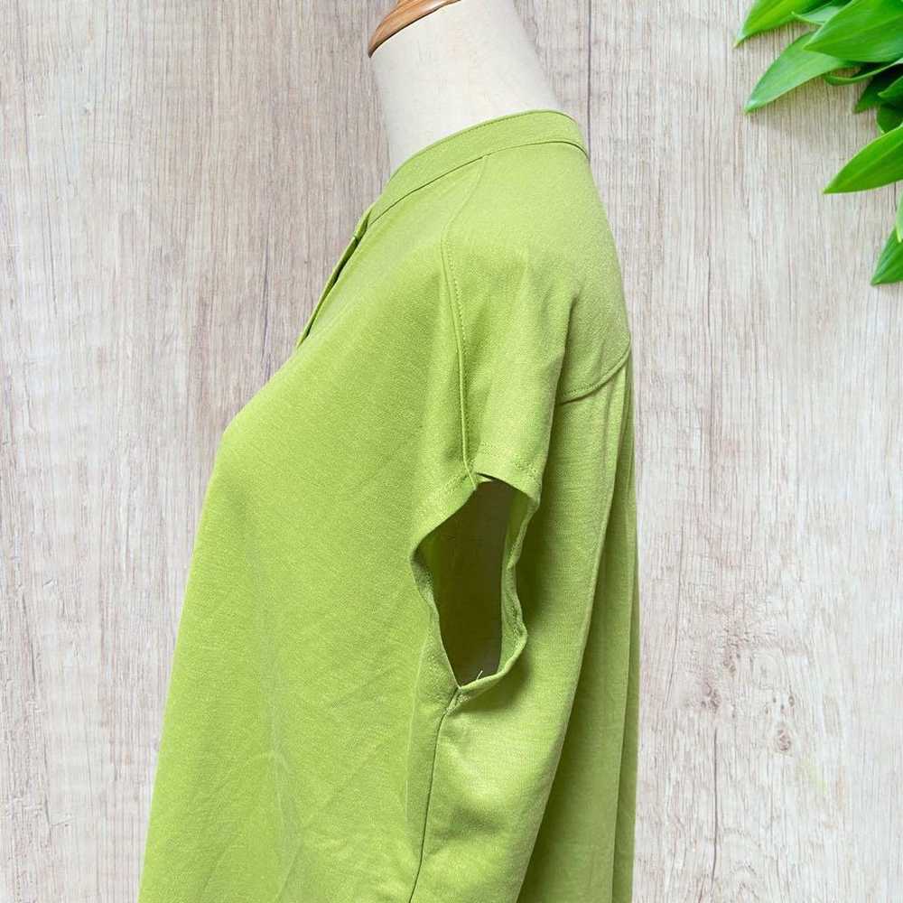 【Vintage】(L) Ladies Sleeveless Blouse Light Green - image 6