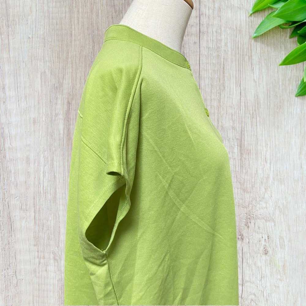 【Vintage】(L) Ladies Sleeveless Blouse Light Green - image 7