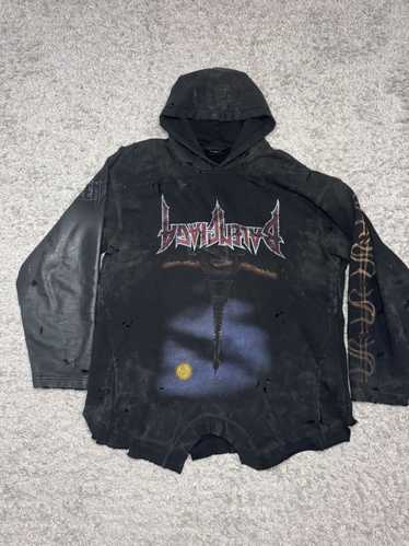 Balenciaga Paris Moon Upside Down Hoodie