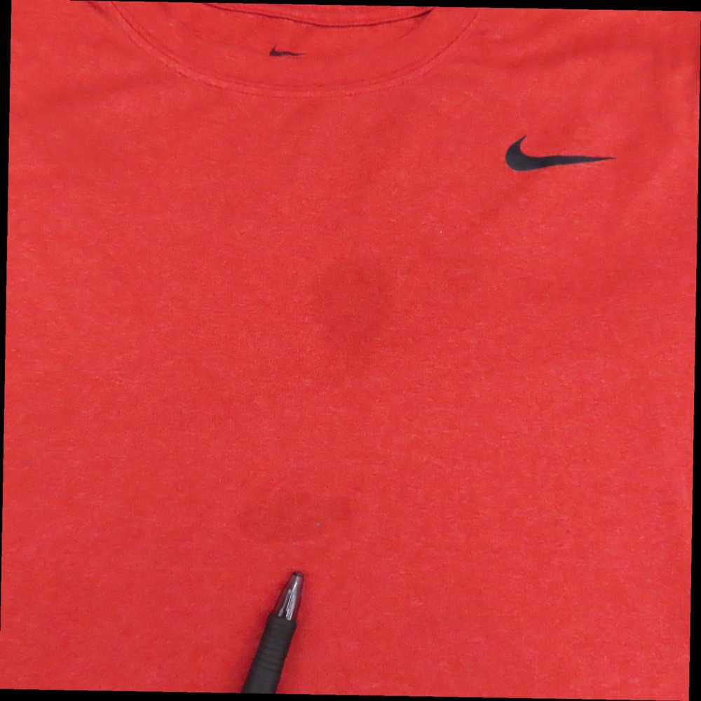 Nike Breathable Red Short Sleeve Mens Dri-Fit Wor… - image 2