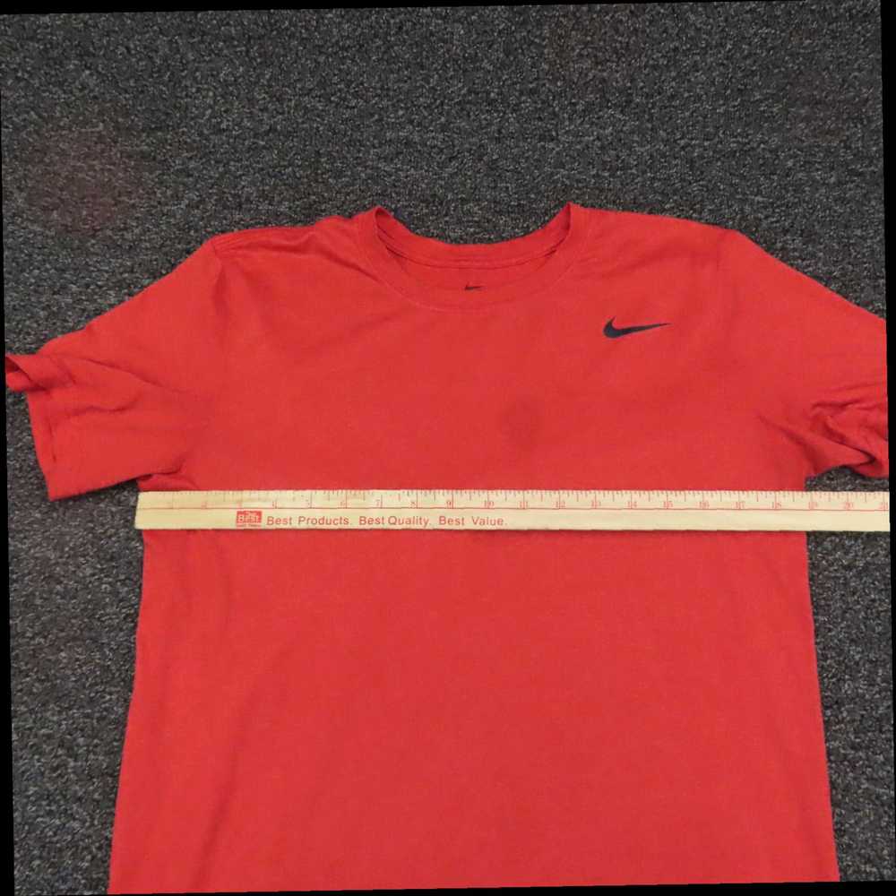 Nike Breathable Red Short Sleeve Mens Dri-Fit Wor… - image 4