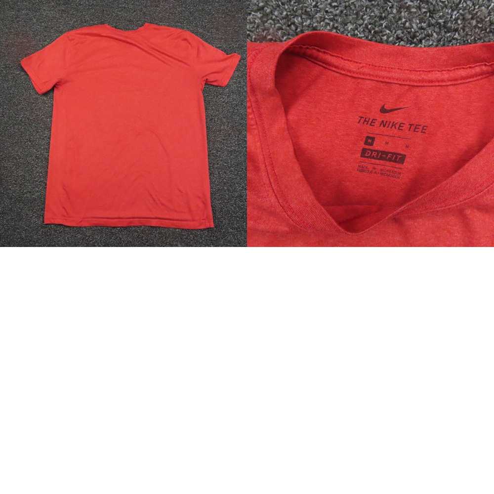 Nike Breathable Red Short Sleeve Mens Dri-Fit Wor… - image 8