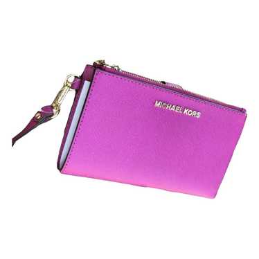 Michael Kors Jet Set leather clutch bag - image 1