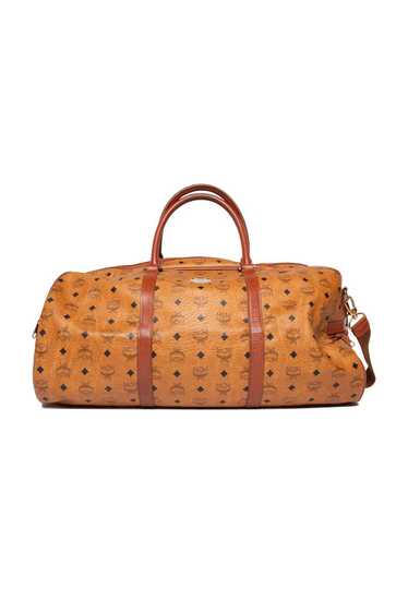 MCM MCM Vicetos Logogram Boston Duffle Bag PVC