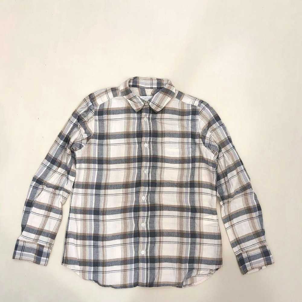 Beauty & Youth United Arrows Soft Noil Check Shirt - image 4